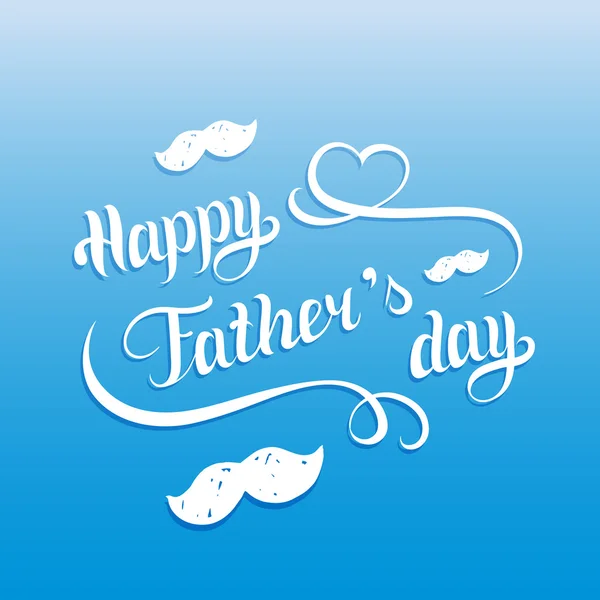Щаслива листівка дня батька — стоковий вектор