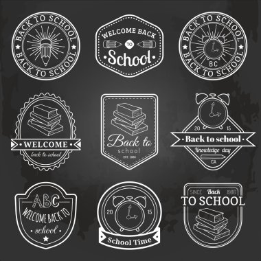 Geri okul etiketleri ayarlamak için