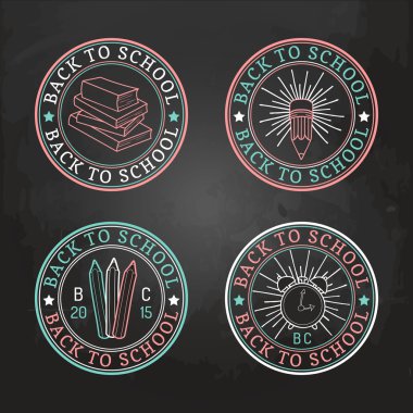 Geri okul etiketleri ayarlamak için