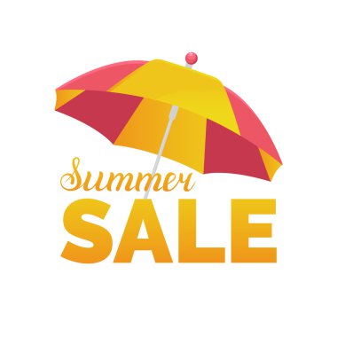 Yaz satış logolu şemsiye