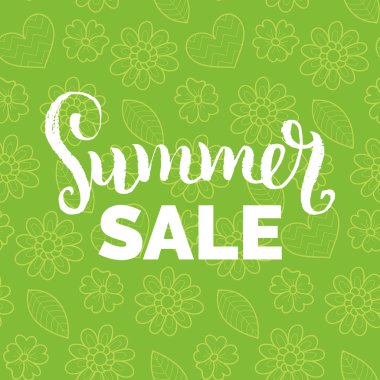 Yaz Satılık kartı, afiş