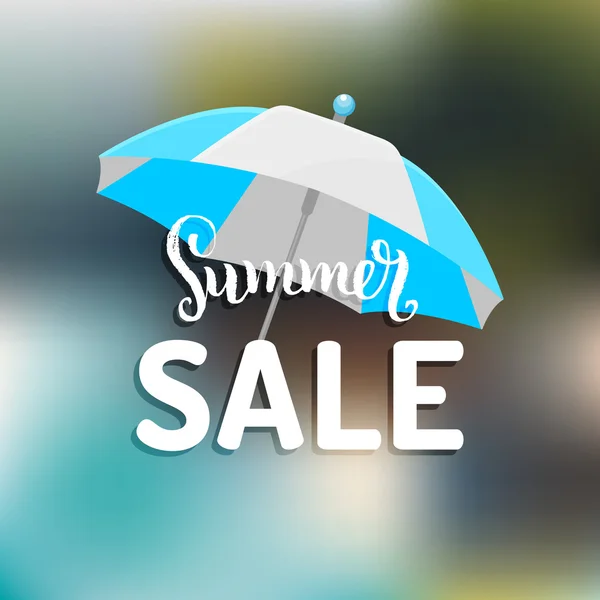 Summer sale poster — Stock Vector