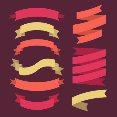 Kurdeleler içinde düz Stil kümesi