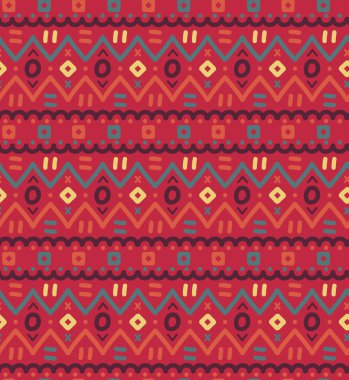 Etnik süslemesiz desen