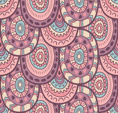 Yerel süs çizgili seamless modeli