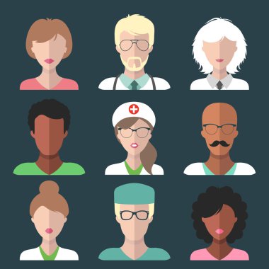 farklı sağlık Kliniği şeyler kümesi