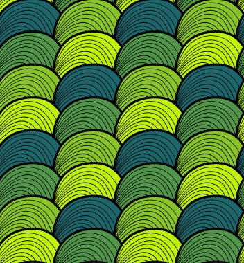 sorunsuz elle çizilmiş dalga deseni