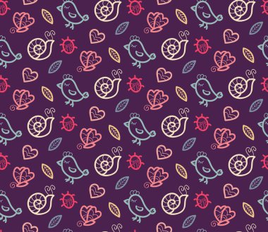 yaz çiçek seamless modeli