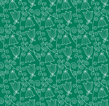 Çiçeklerle kusursuz desen