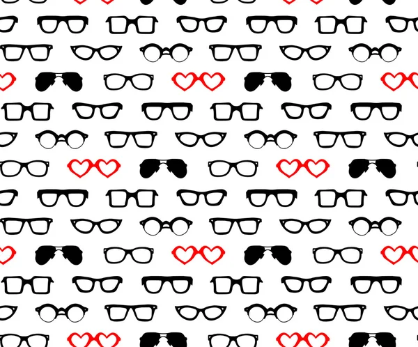 Gran conjunto de iconos de diferentes gafas de sol — Vector de stock