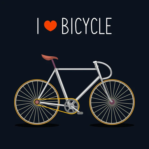 Ілюстрація міського гіпсового велосипеда — стоковий вектор