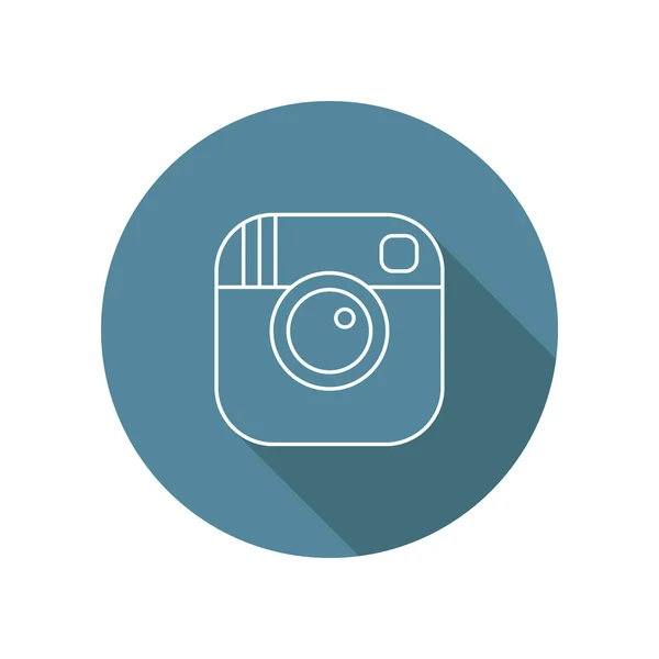 Hipster camera icon — Stock Vector