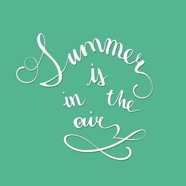 Affiche Summer is in the air — Image vectorielle