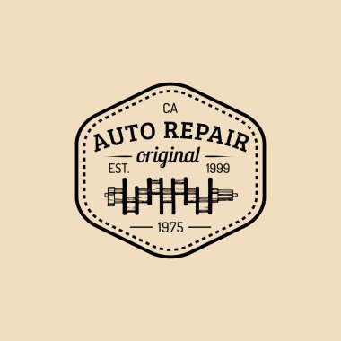 Araba tamir logosu.