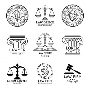 Hukuk office logo koymak.