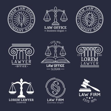 Hukuk office logo koymak.