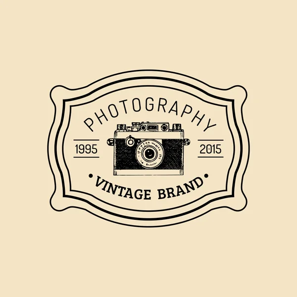 Vector Photography logo. — Stock vektor