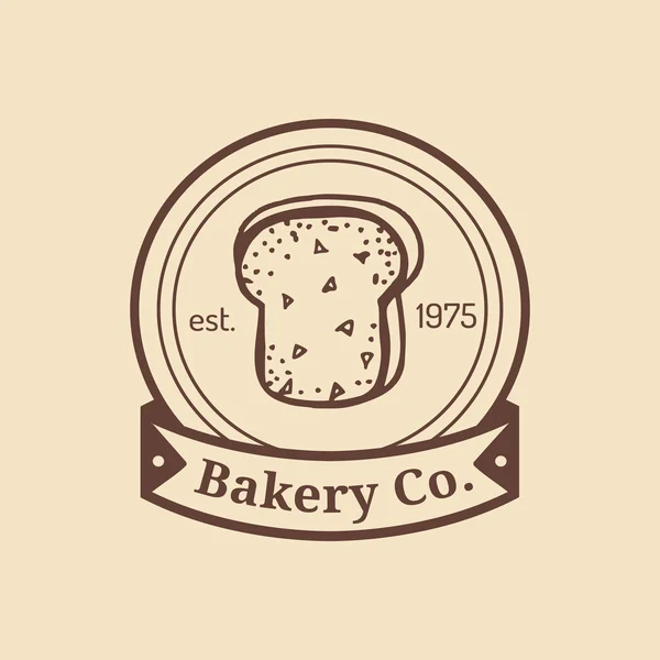 Vintage brouwerij logo. — Stockvector