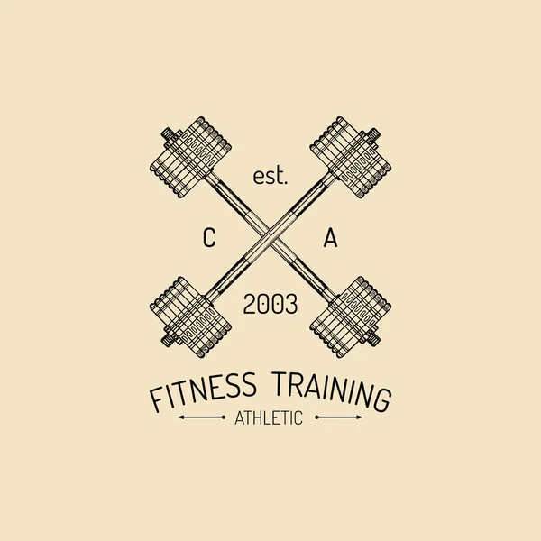 Fitness gym logo. — Stock Vector