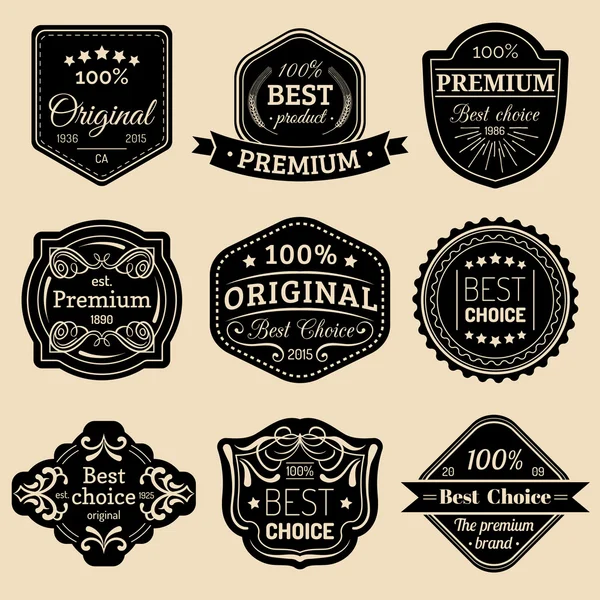 Ensemble logo Premium . — Image vectorielle