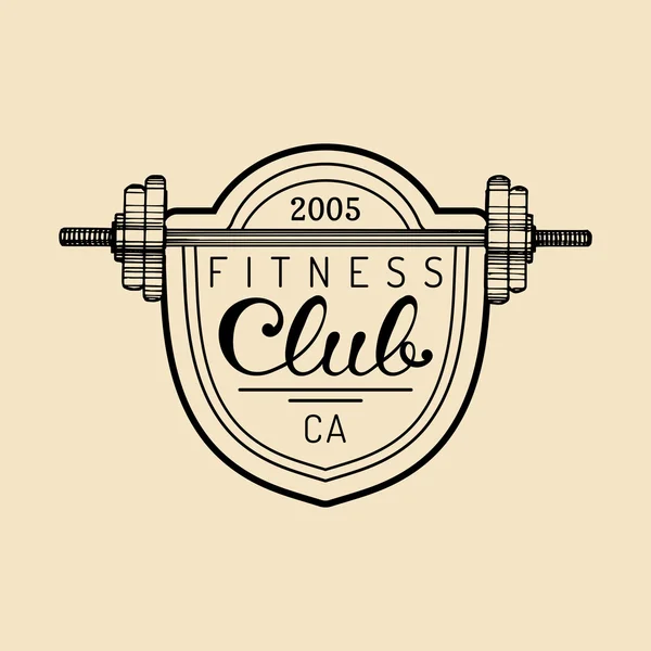 Fitness gym logo. — Stock Vector