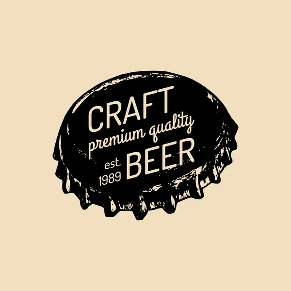 Logo de la cervecería vintage . — Vector de stock