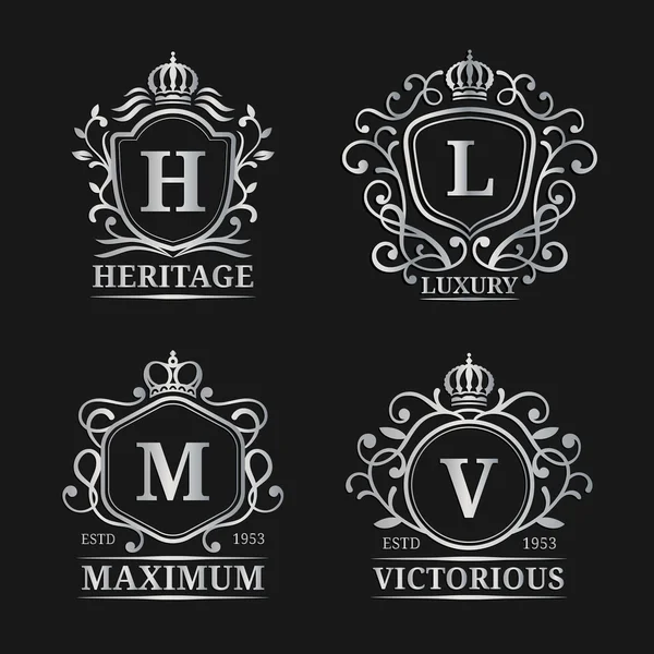 Monogram logo templates. — Stock Illustration Monogram logo templates. Royalty Free Stock Vectors