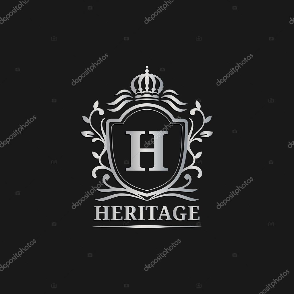 Monogram logo template. Luxury monogram design