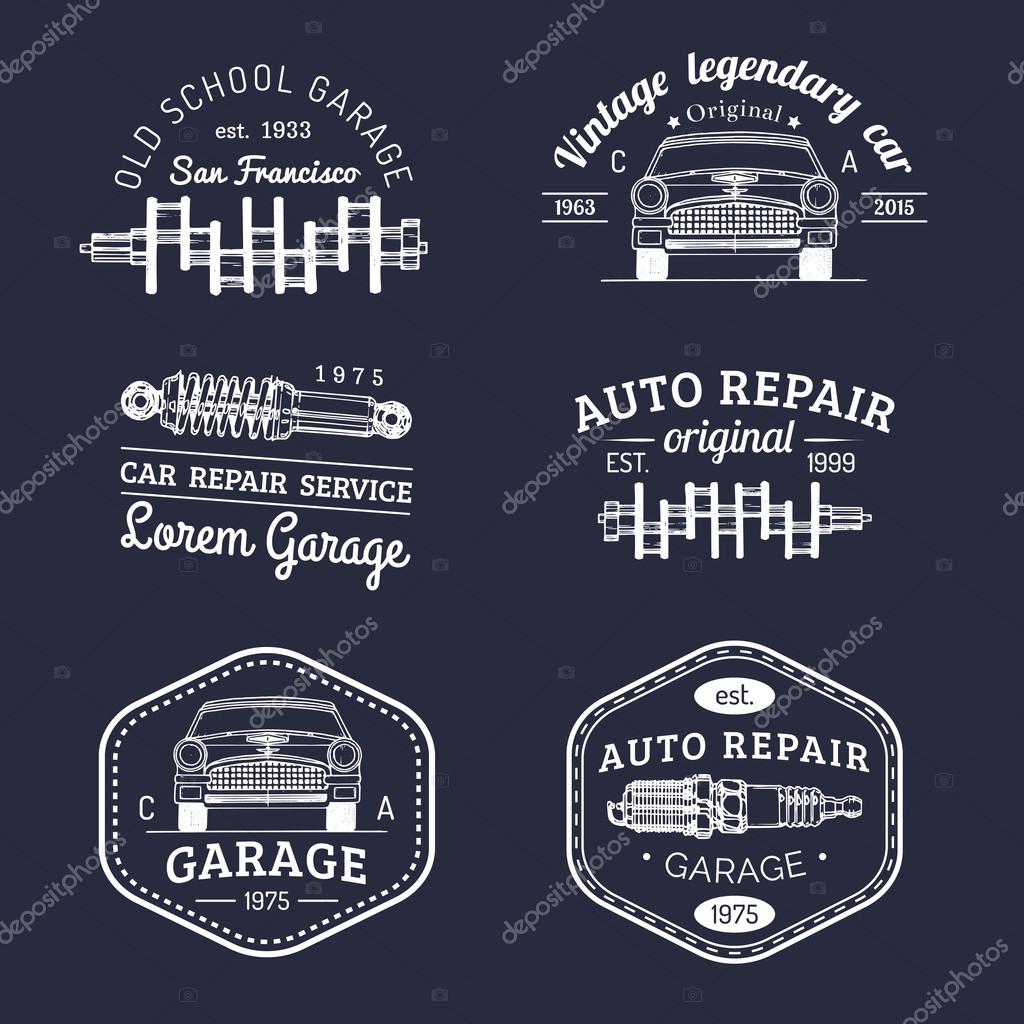 Vintage Garage Logos