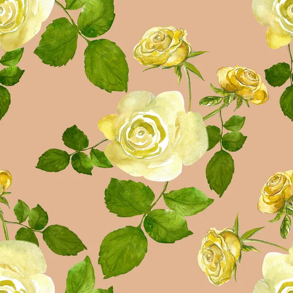 Roses seamless pattern — Stock Photo, Image