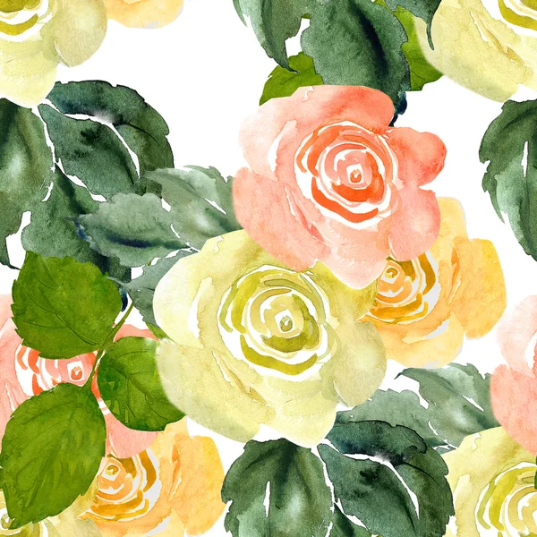 Roses seamless pattern — Stock Photo, Image