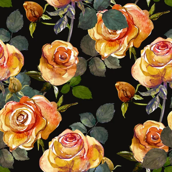 Rose flowers pattern — Stock Photo, Image