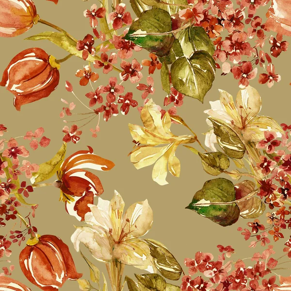 Motif floral sans couture — Photo