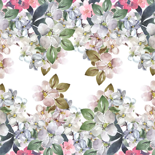 Flowers of apple  pattern — Stock Photo, Image