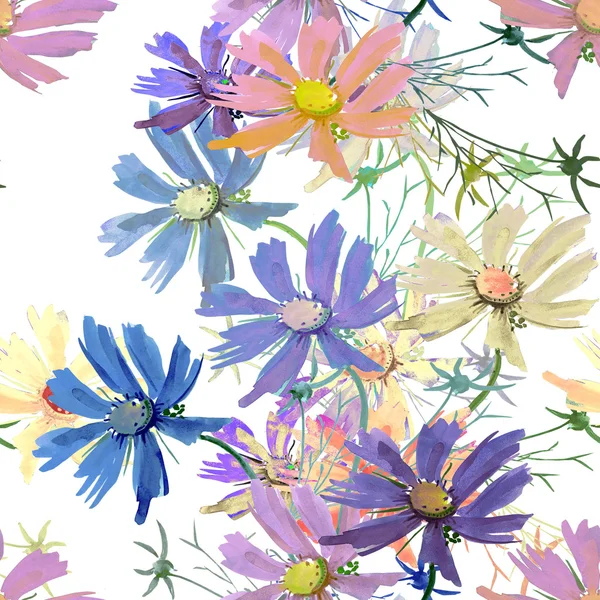 Flowers  seamless pattern — Stock Photo, Image