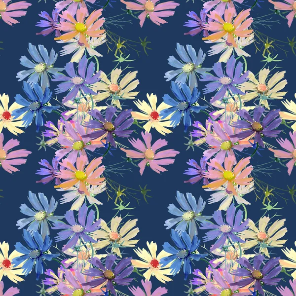 Flowers  seamless pattern — Stock Photo, Image