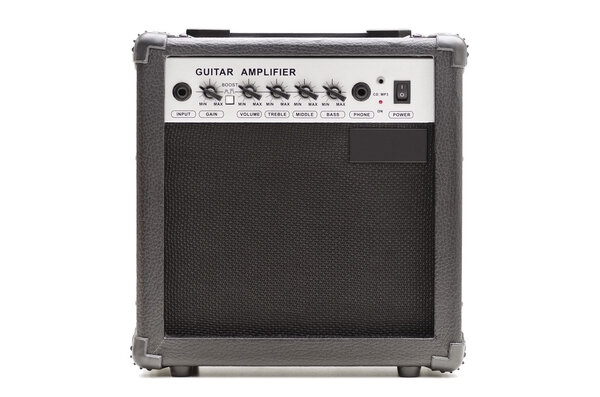 Guitar Amplifier Isolated on white background