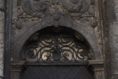 Antik kısma üzerinde kilisenin Boim, Lviv, Ukrayna