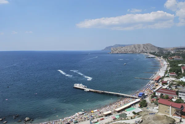 Город Судак в Крыму, Украина — стоковое фото