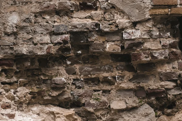 Ancien mur de temple de briques — Photo