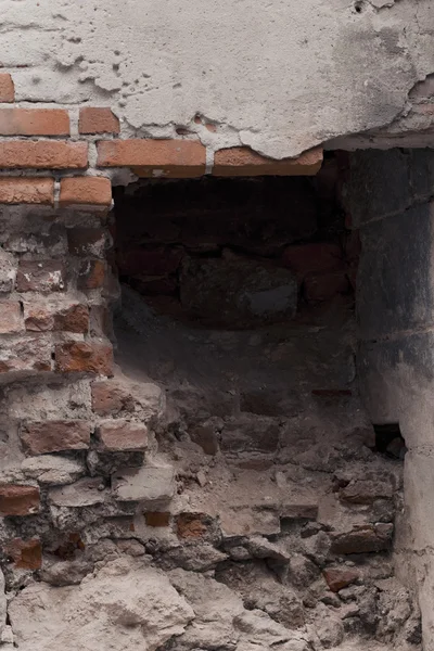 Стара зруйнована стіна храму — стокове фото