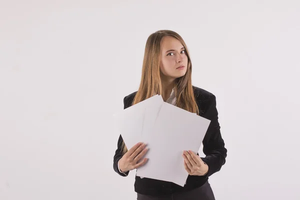 深刻なビジネスの女性 — ストック写真