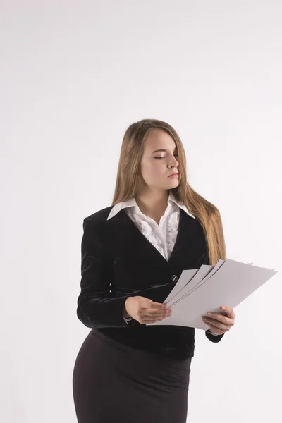 Mujer de negocios seria — Foto de Stock