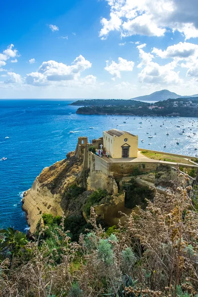 Procida piękna włoska wyspa — Zdjęcie stockowe