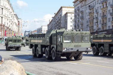 Russian army parade clipart