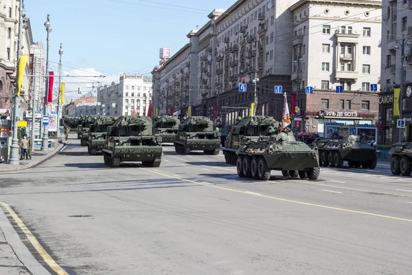 Russische leger parade — Stockfoto