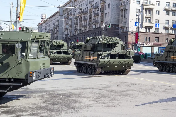 Russische leger parade — Stockfoto