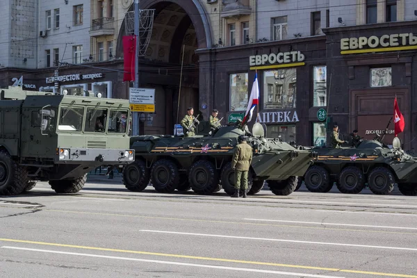 Russische leger parade — Stockfoto