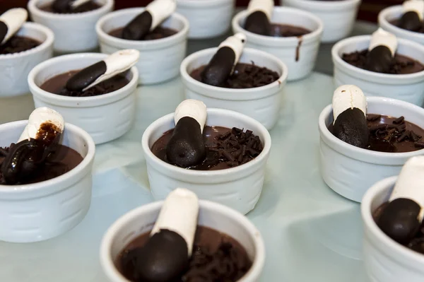 Çikolata bardak — Stok fotoğraf