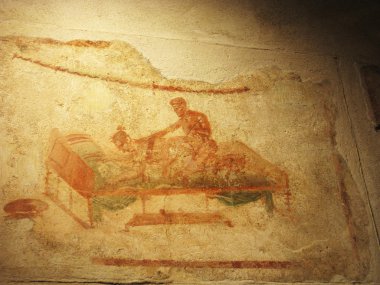 bir açık havada seks sahne